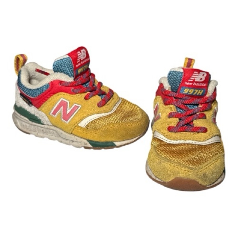New Balance 997H Little Kids Sneakers Size 5 Varsity Gold Multi
